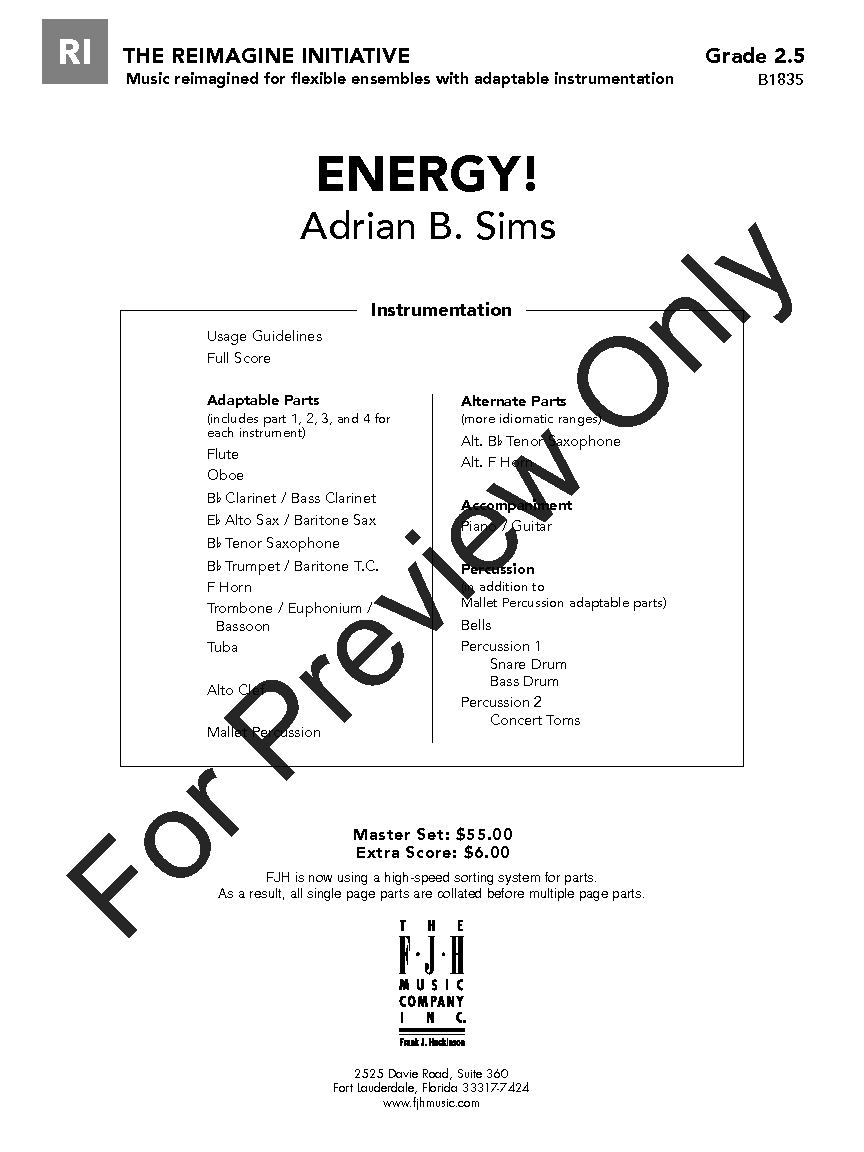 Energy! Full Flex Concert Band