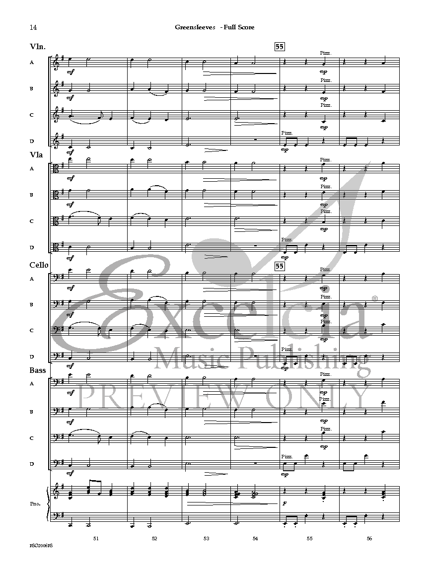 Greensleeves Flexible String Orchestra