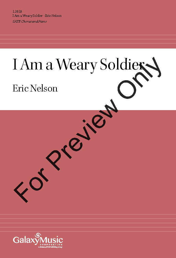 I Am a Weary Soldier Large Print Edition P.O.D.