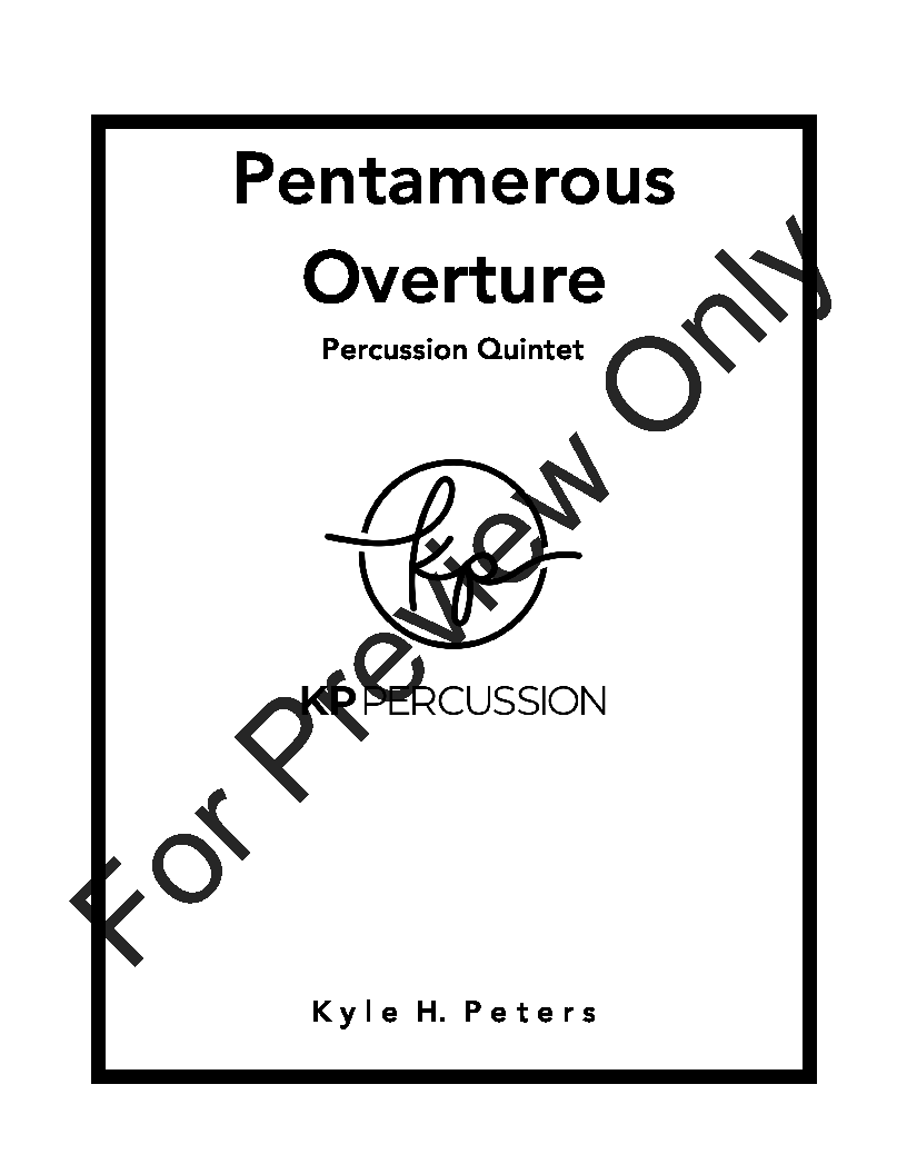 Pentamerous Overture Percussion Quintet P.O.D.