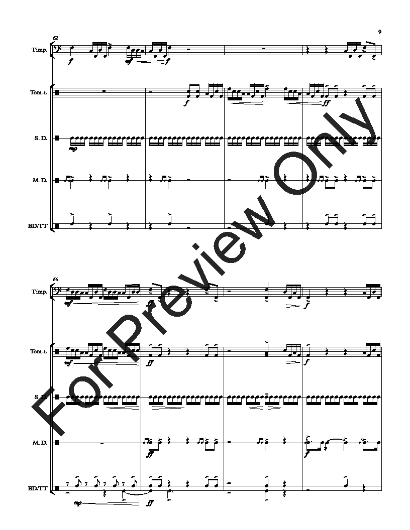 Prelude for Percussion Quintet P.O.D.