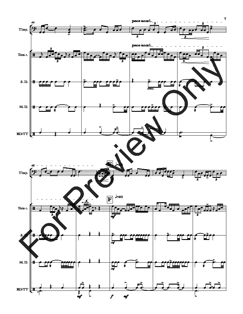 Prelude for Percussion Quintet P.O.D.