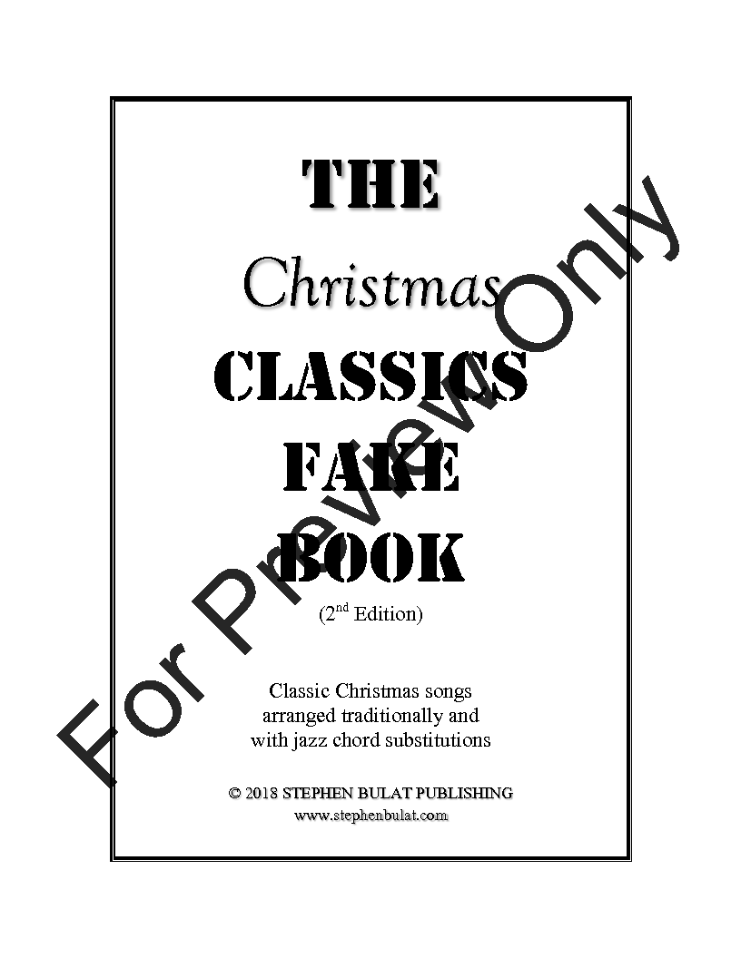 The Christmas Classics Fake Book P.O.D.