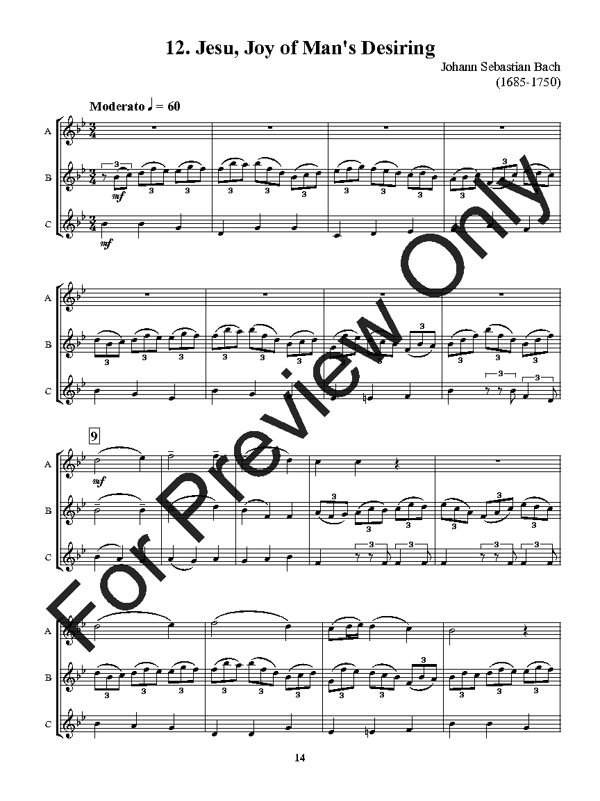 Flexible Favorites for Winds - Wedding Oboe Trio