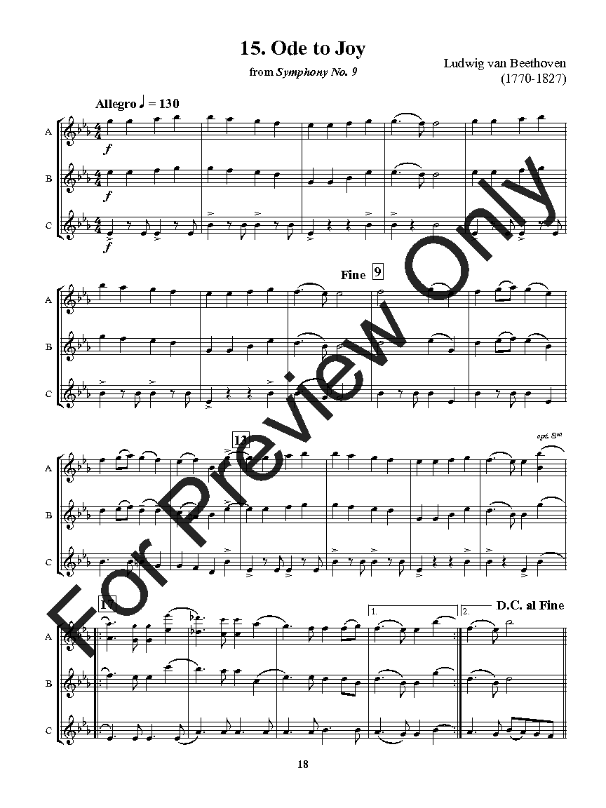 Flexible Favorites for Winds - Wedding Oboe Trio