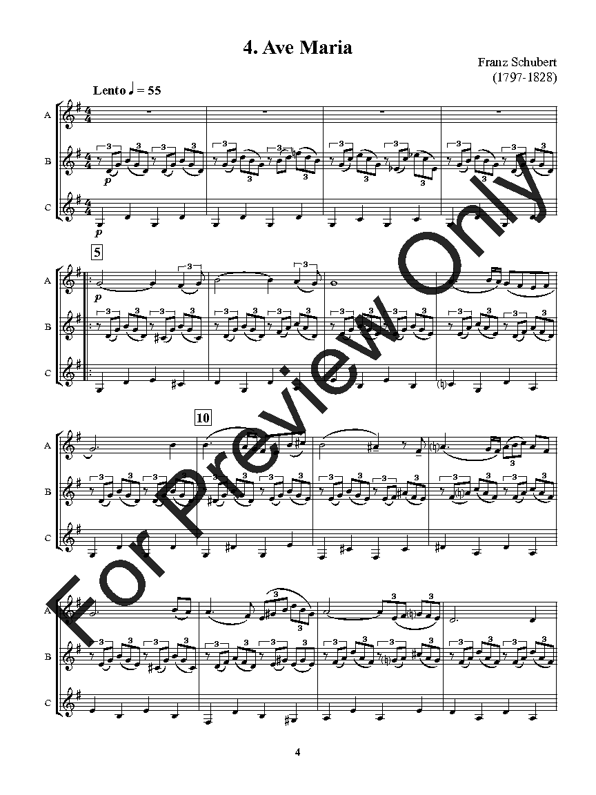 Flexible Favorites for Winds - Wedding Bb Instruments Trio Clarinet, Trumpet, Baritone T.C., Bass Clarinet