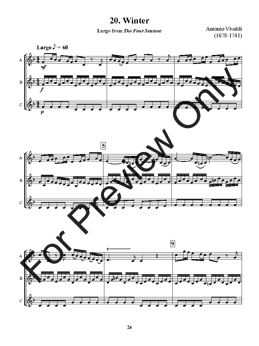 Flexible Favorites for Winds - Wedding Tenor Sax Trio