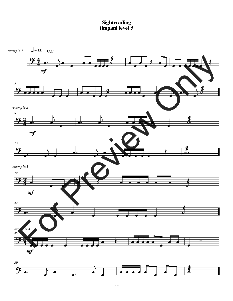 Sight-Reading For Percussion by Frank Cannon P.O.D.