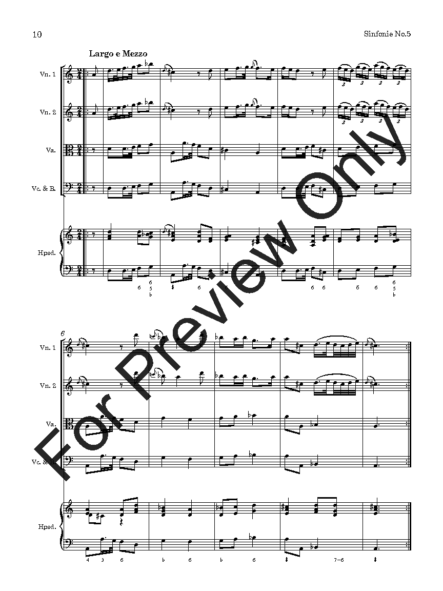Alberti Sinfonie Op. 2 No. 5 P.O.D.