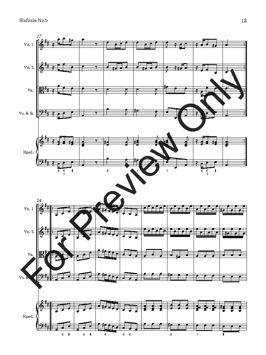 Alberti Sinfonie Op. 2 No. 5 P.O.D.