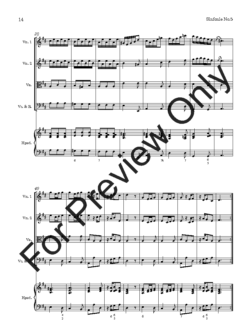 Alberti Sinfonie Op. 2 No. 5 P.O.D.