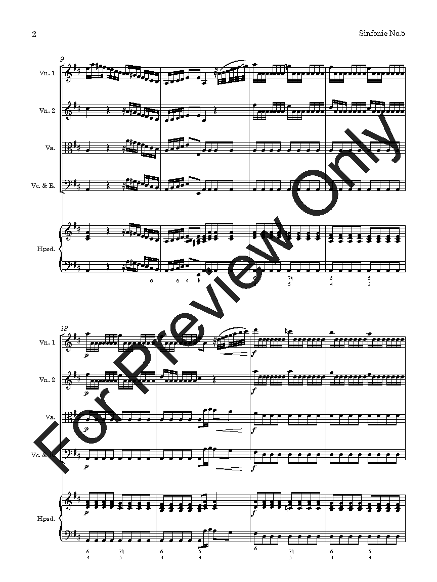 Alberti Sinfonie Op. 2 No. 5 P.O.D.