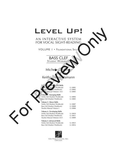 Level Up!, Vol. 1 Bass Clef Student Book