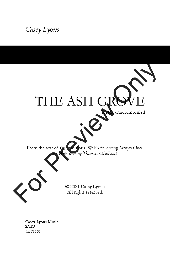 The Ash Grove P.O.D.