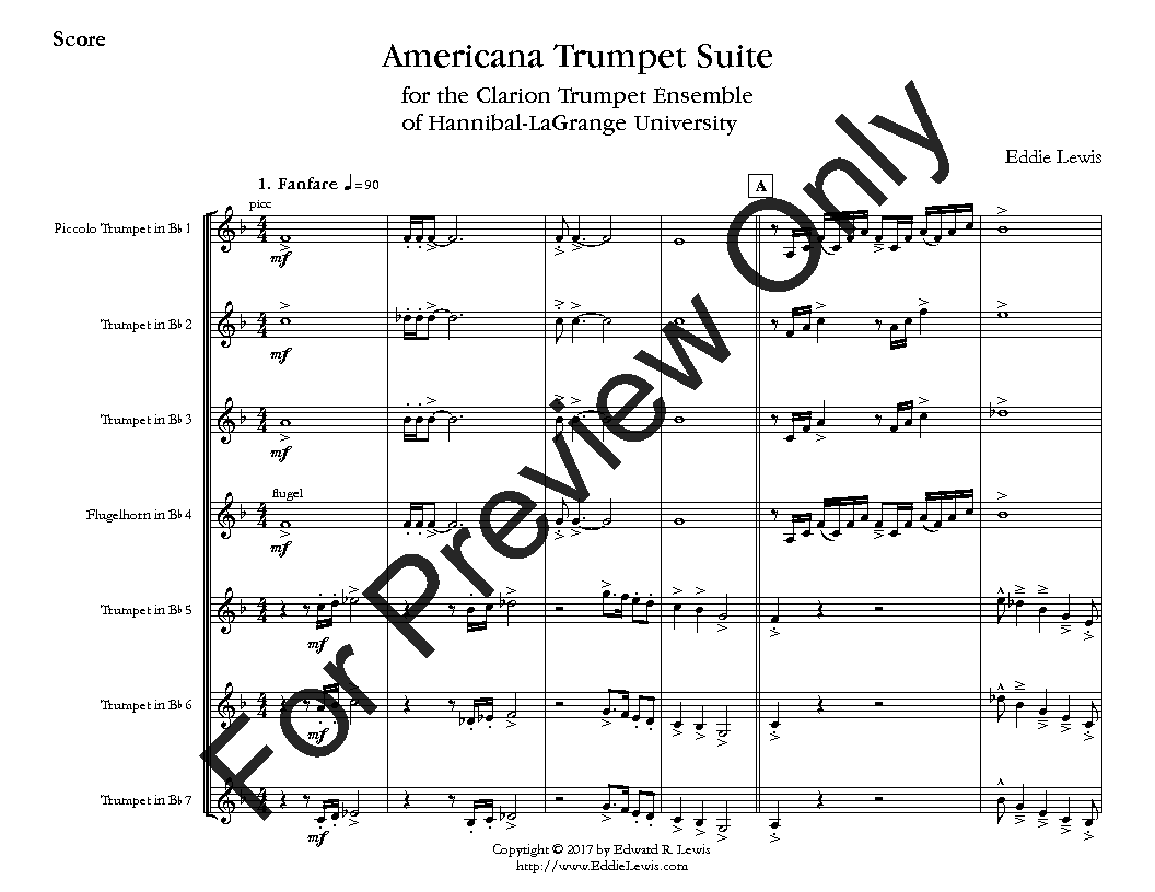 Americana Trumpet Suite P.O.D.