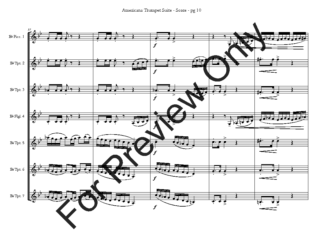 Americana Trumpet Suite P.O.D.