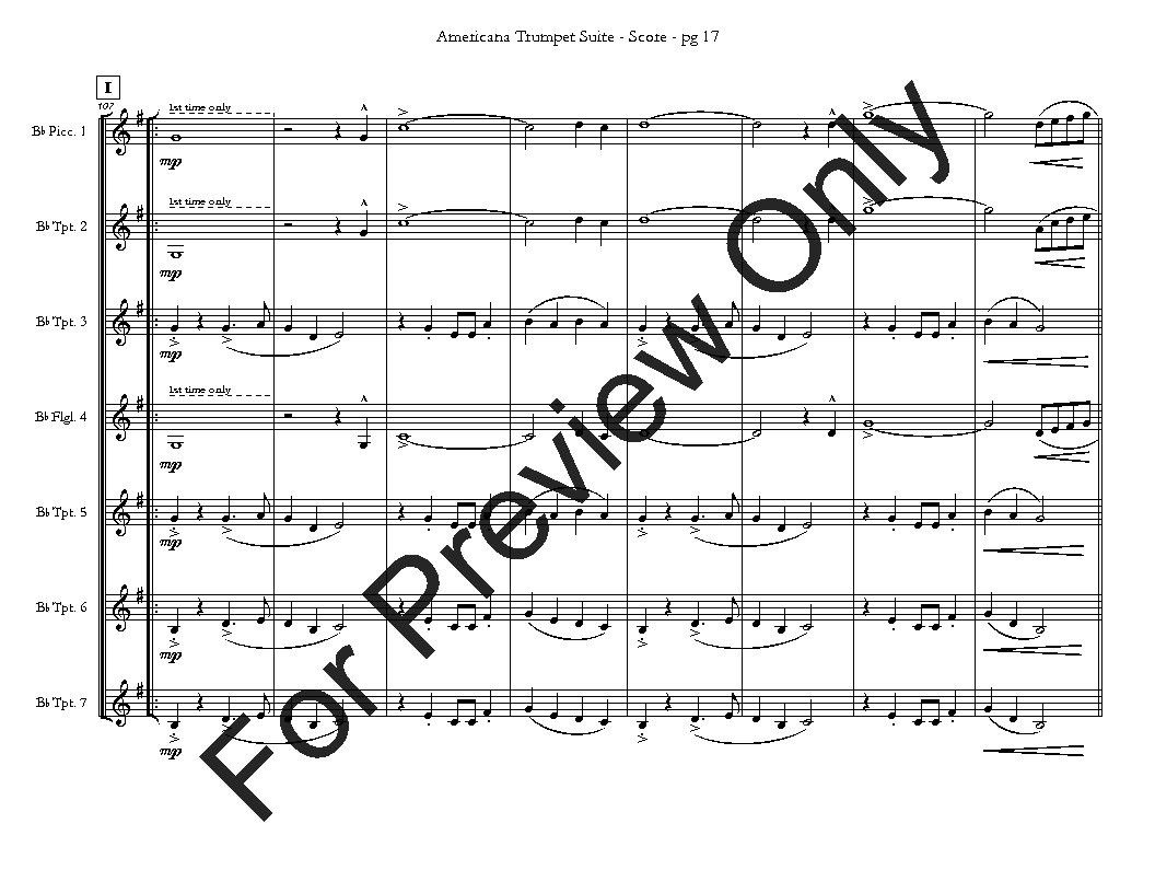 Americana Trumpet Suite P.O.D.