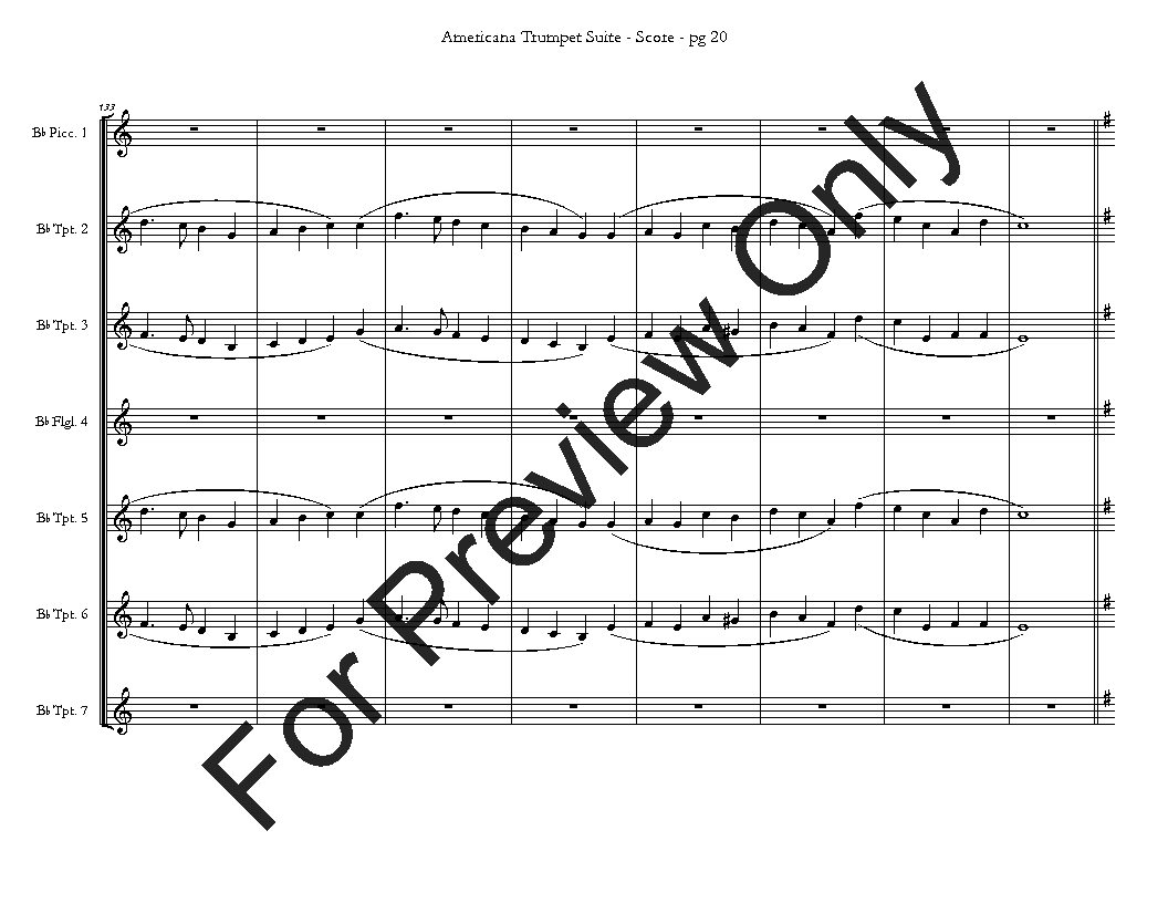 Americana Trumpet Suite P.O.D.