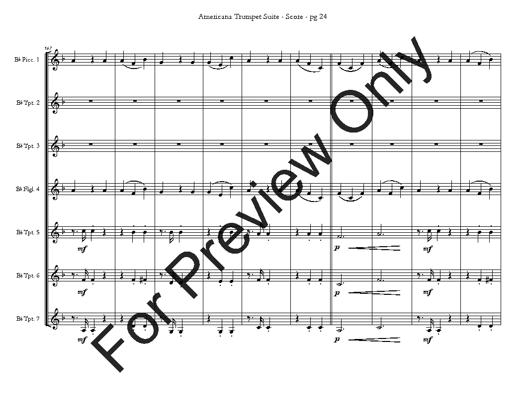 Americana Trumpet Suite P.O.D.