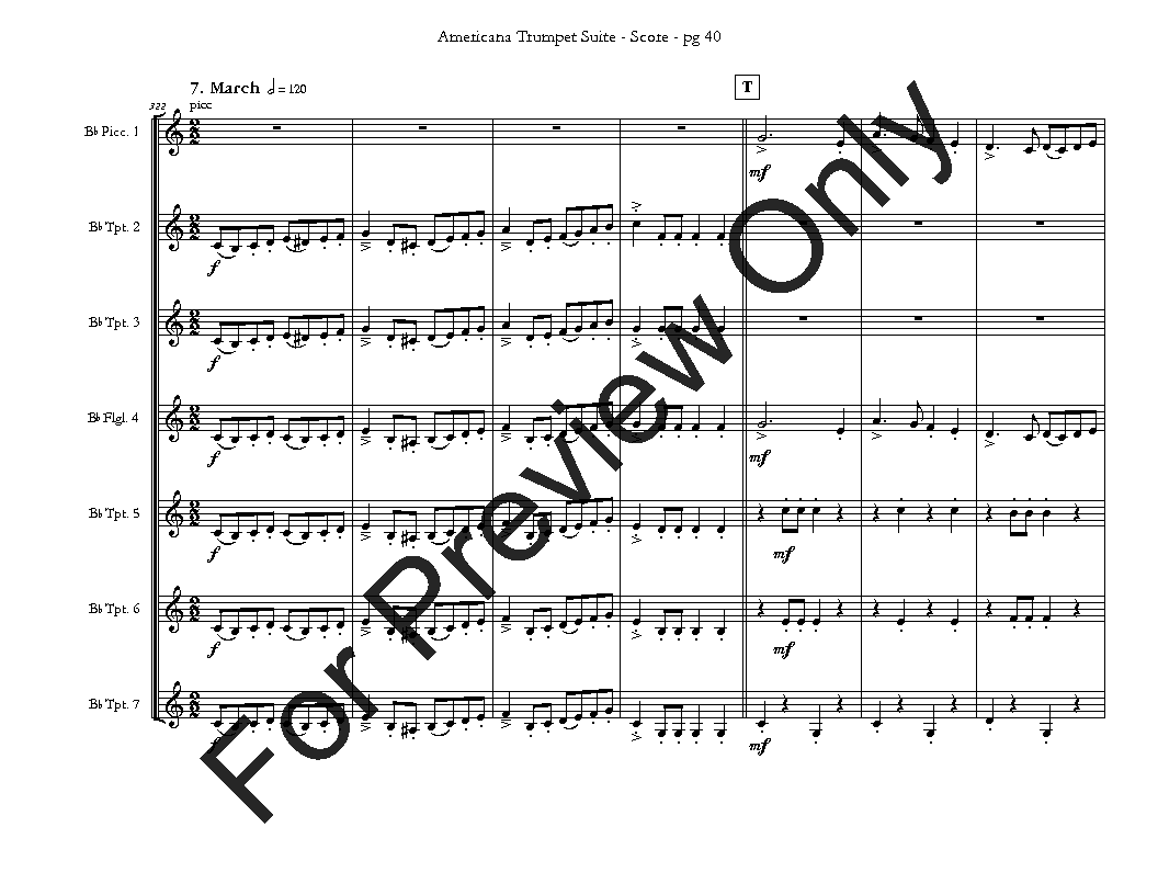 Americana Trumpet Suite P.O.D.