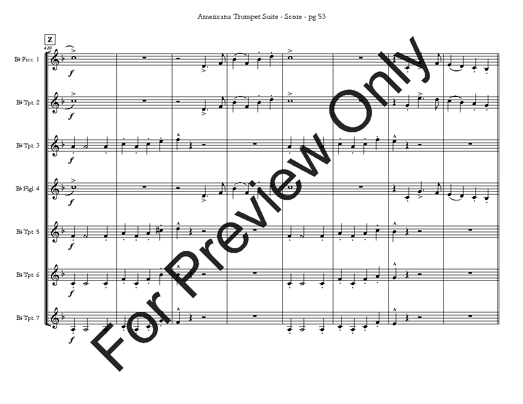 Americana Trumpet Suite P.O.D.