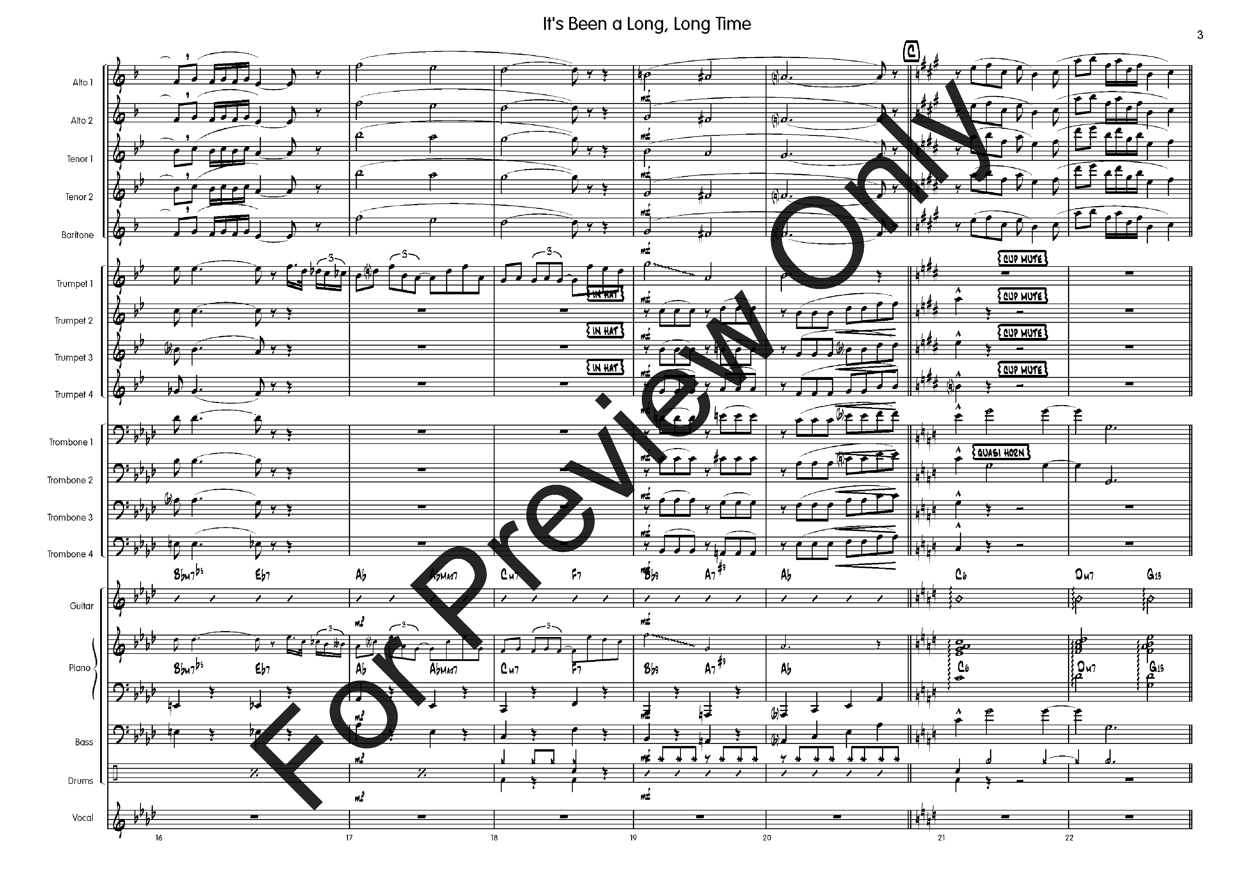 It's Been A Long, Long Time – Harry James It's Been A Long, Long Time Sheet  music for Saxophone alto (Solo)