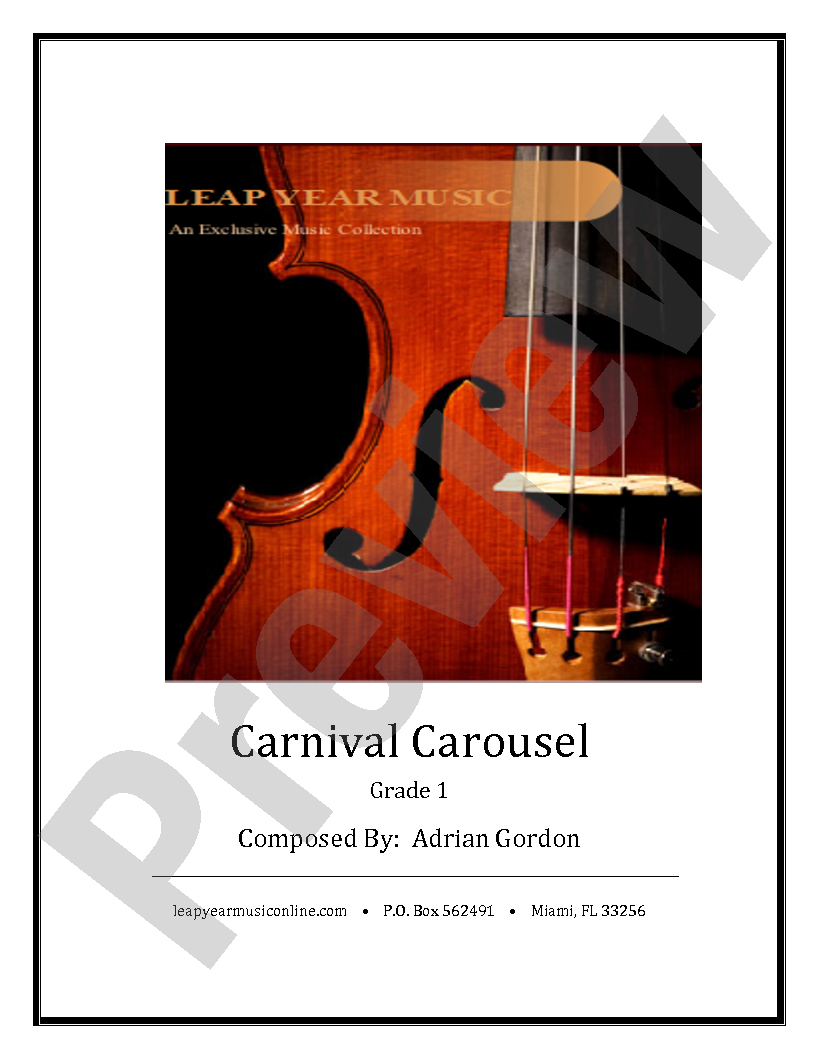 Carnival Carousel P.O.D.