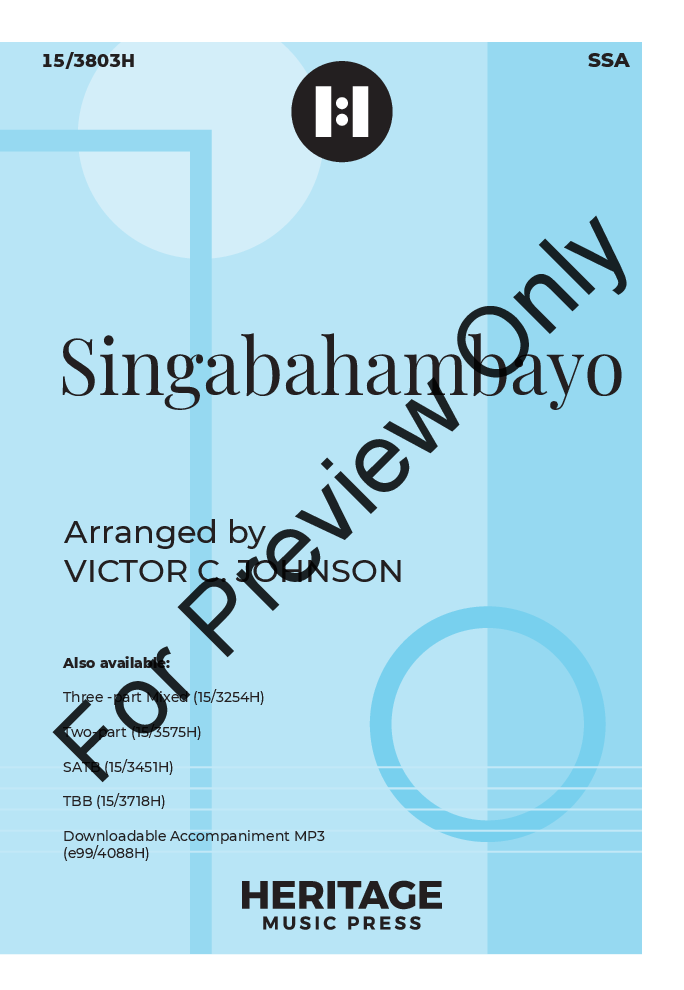 Singabahambayo Large Print Edition P.O.D.