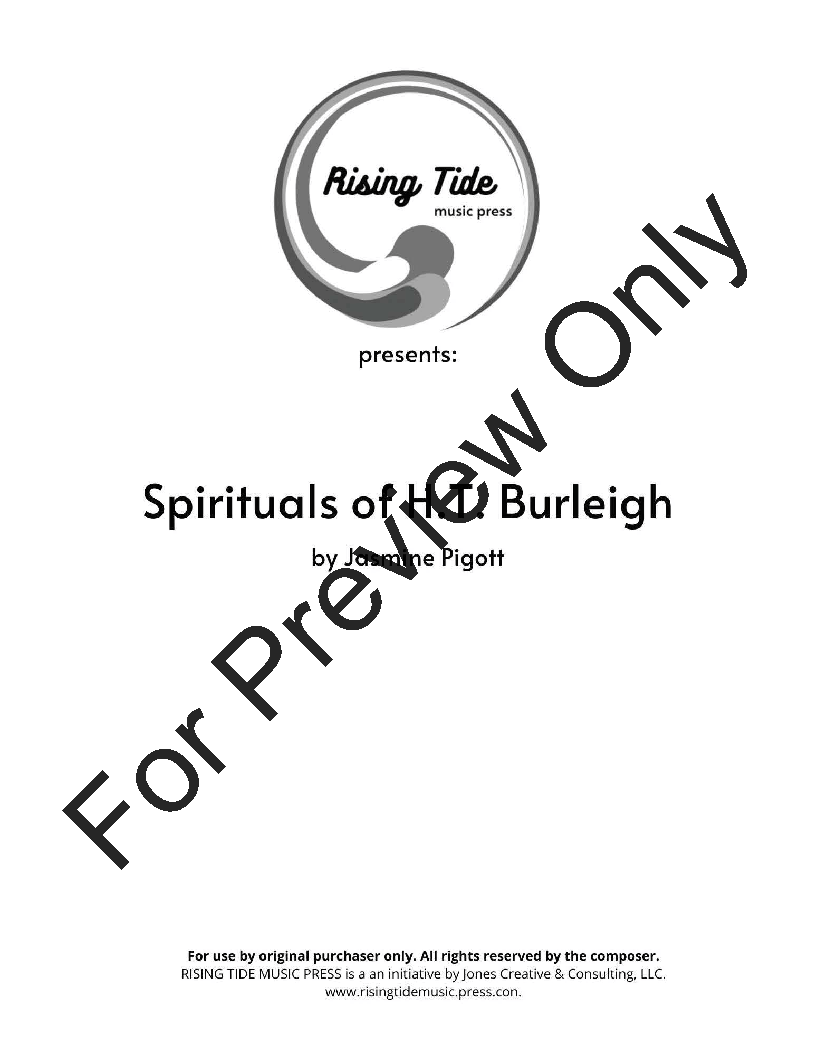 Spirituals of H.T. Burleigh P.O.D.