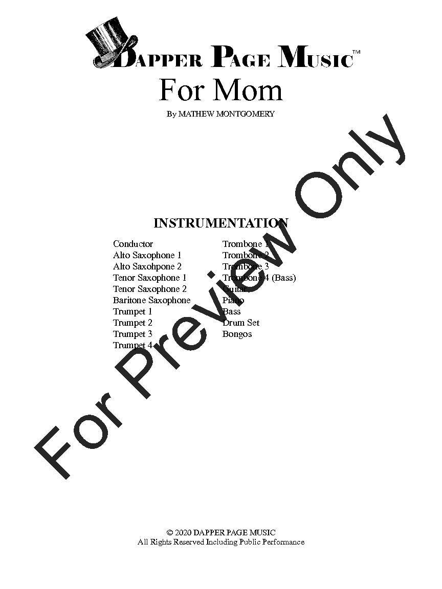 For Mom by Mathew Montgomery