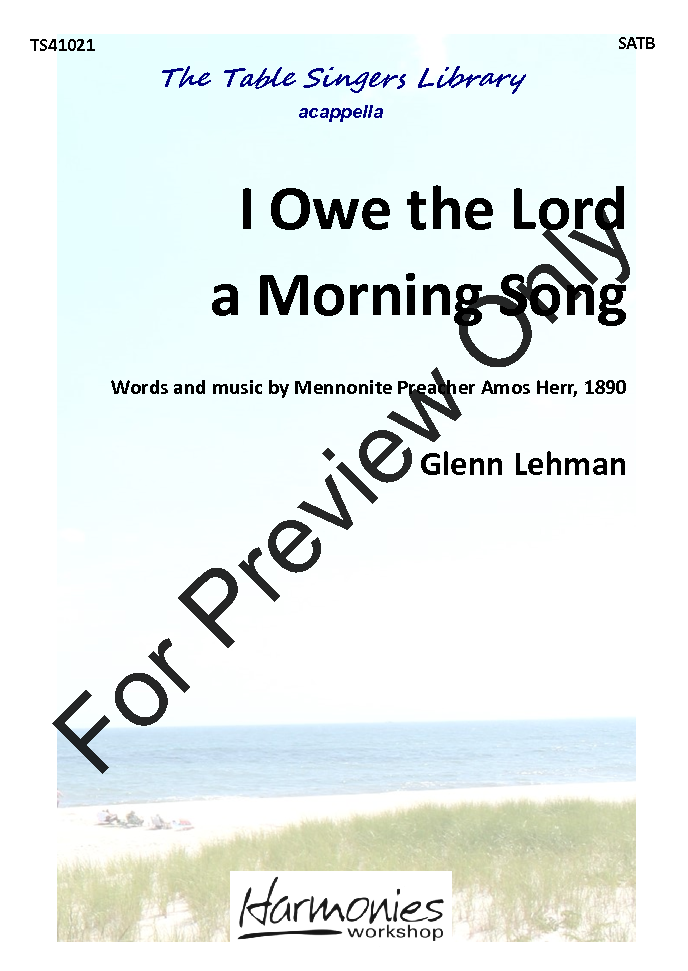 I Owe the Lord a Morning Song P.O.D.