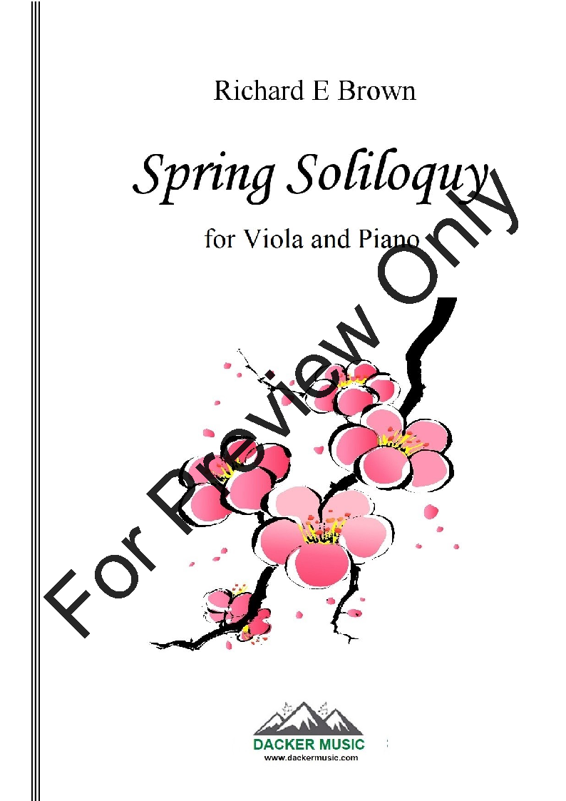 Spring Soliloquy P.O.D.