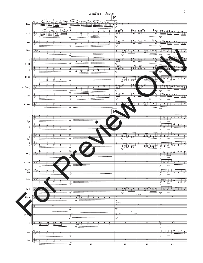 Fanfare Reproducible Band P.O.D.