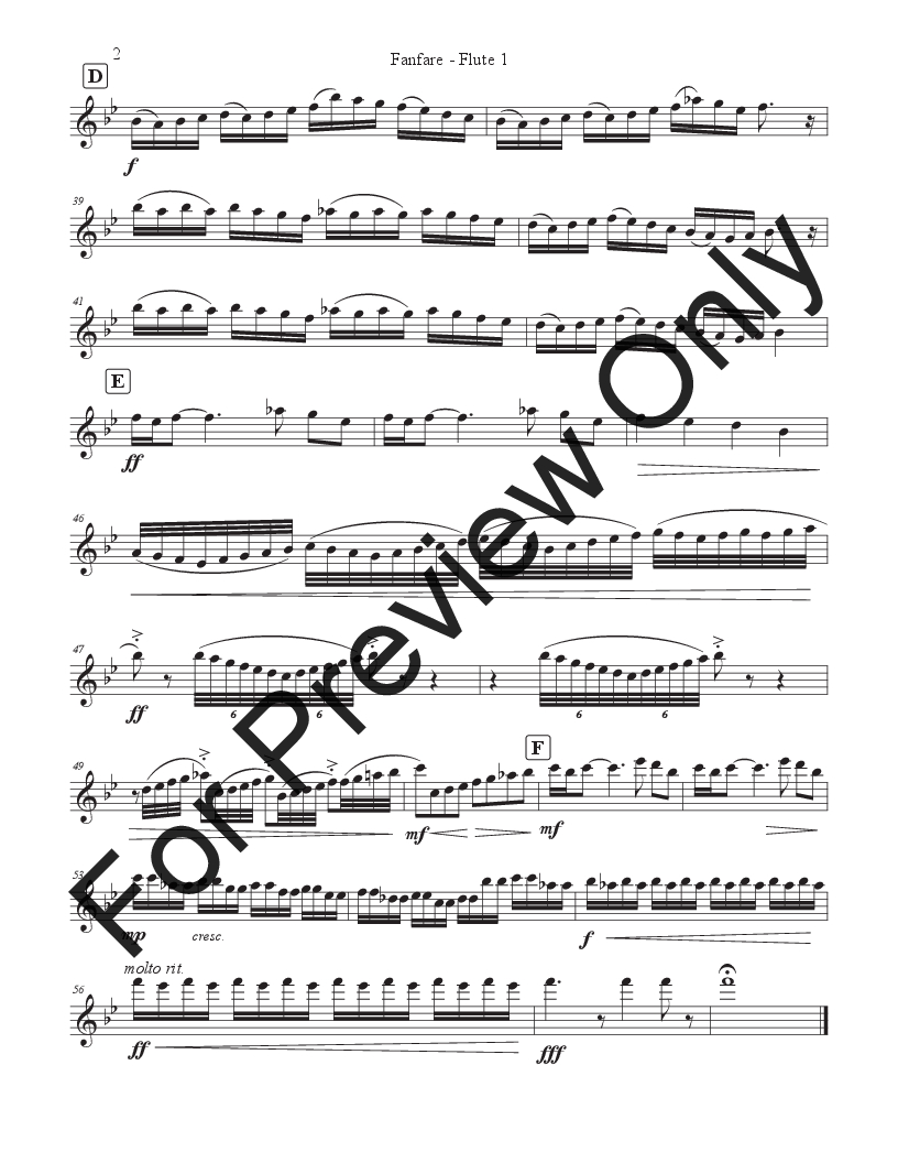 Fanfare Reproducible Band P.O.D.