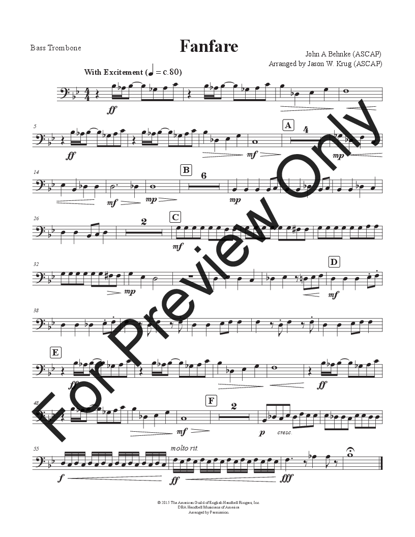 Fanfare Reproducible Band P.O.D.