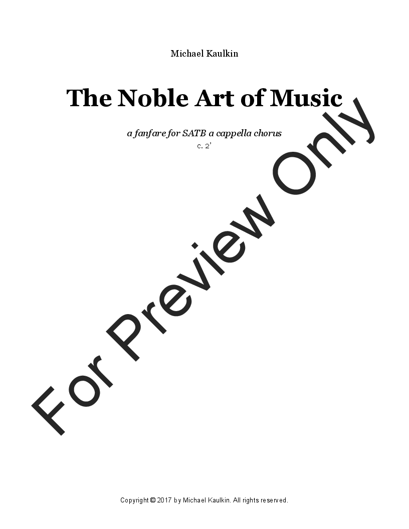 The Noble Art of Music P.O.D.