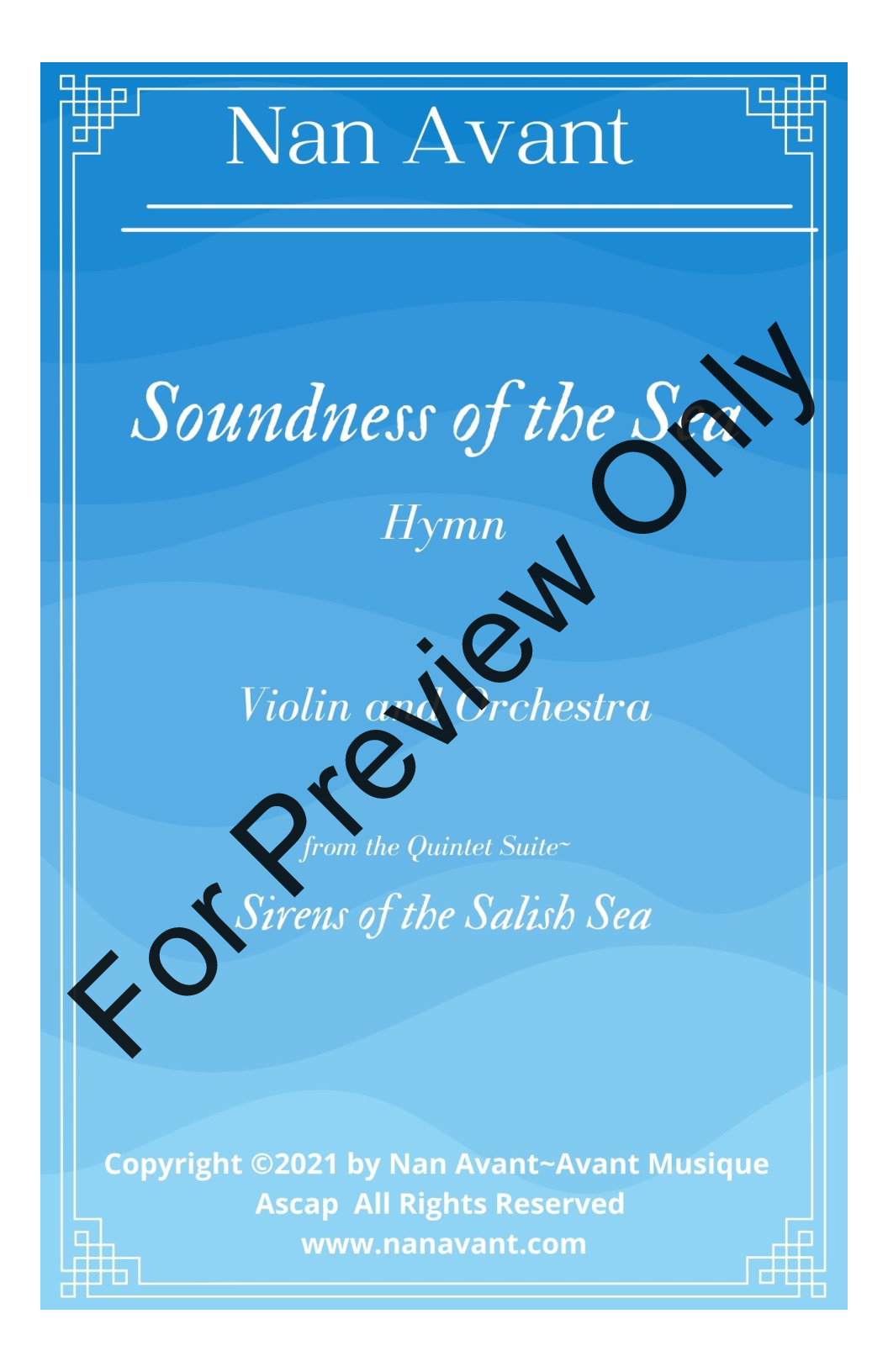 Soundness of the Sea~Hymn for Violin and Orchestra P.O.D.