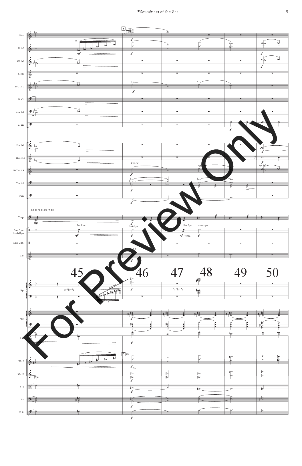 Soundness of the Sea~Hymn for Violin and Orchestra P.O.D.