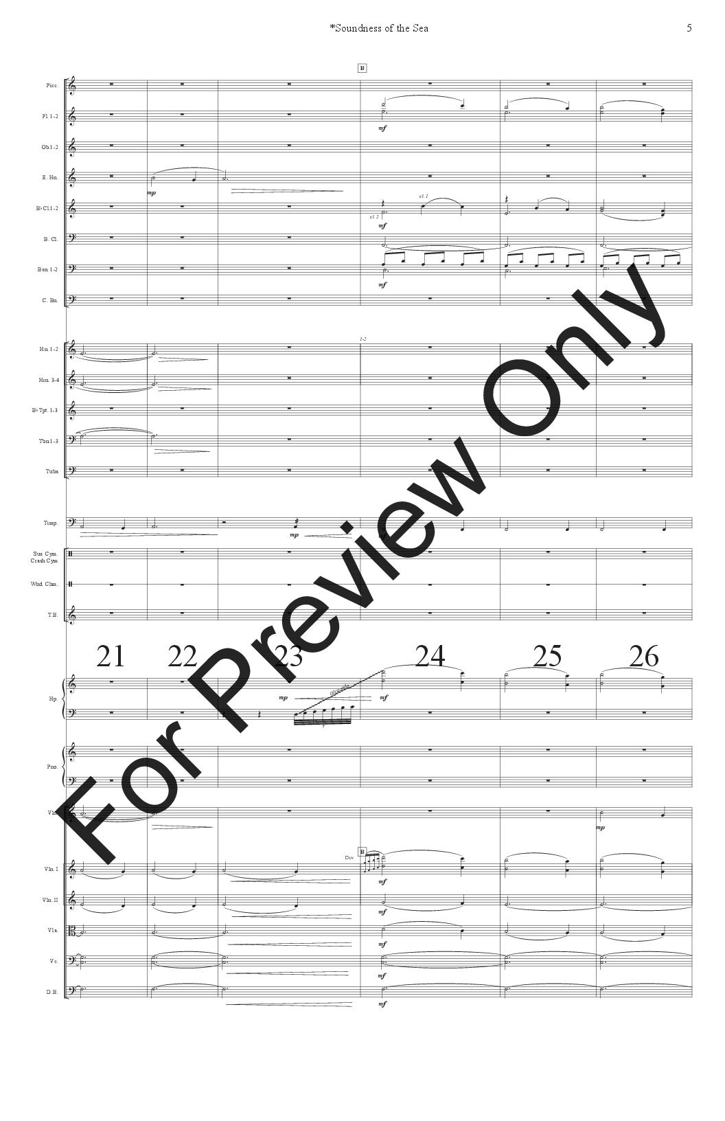 Soundness of the Sea~Hymn for Violin and Orchestra P.O.D.