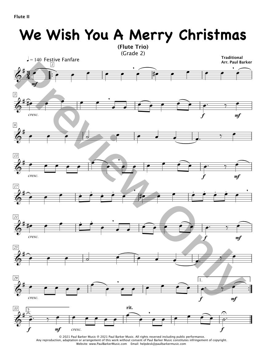 Christmas Flute Trios - Book 1 Accompainment MP3