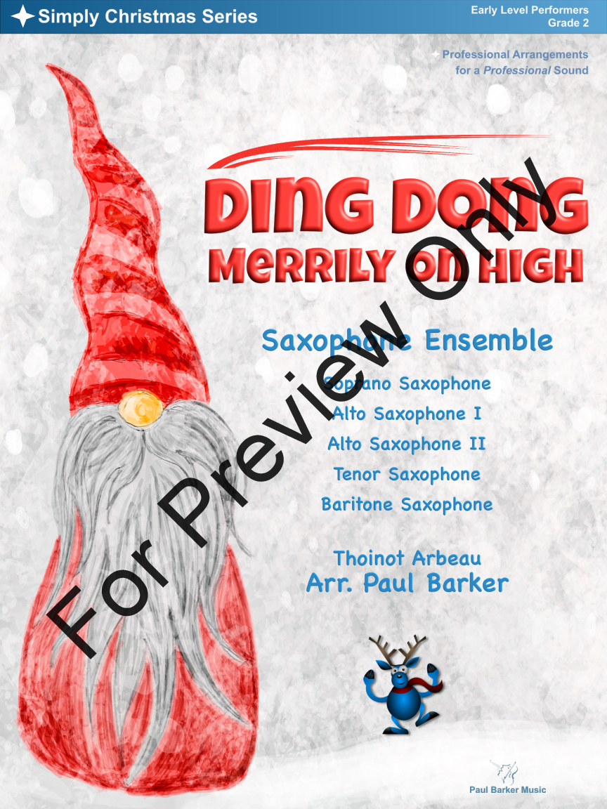 Christmas Saxophone Ensembles - Book 1 P.O.D.