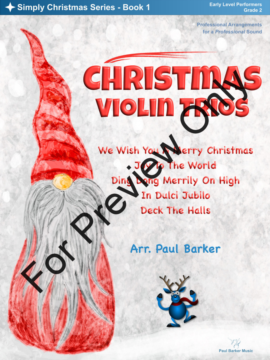 Christmas Violin Trios - Book 1 P.O.D.