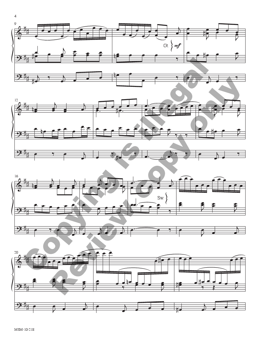 Two Carols For Organ