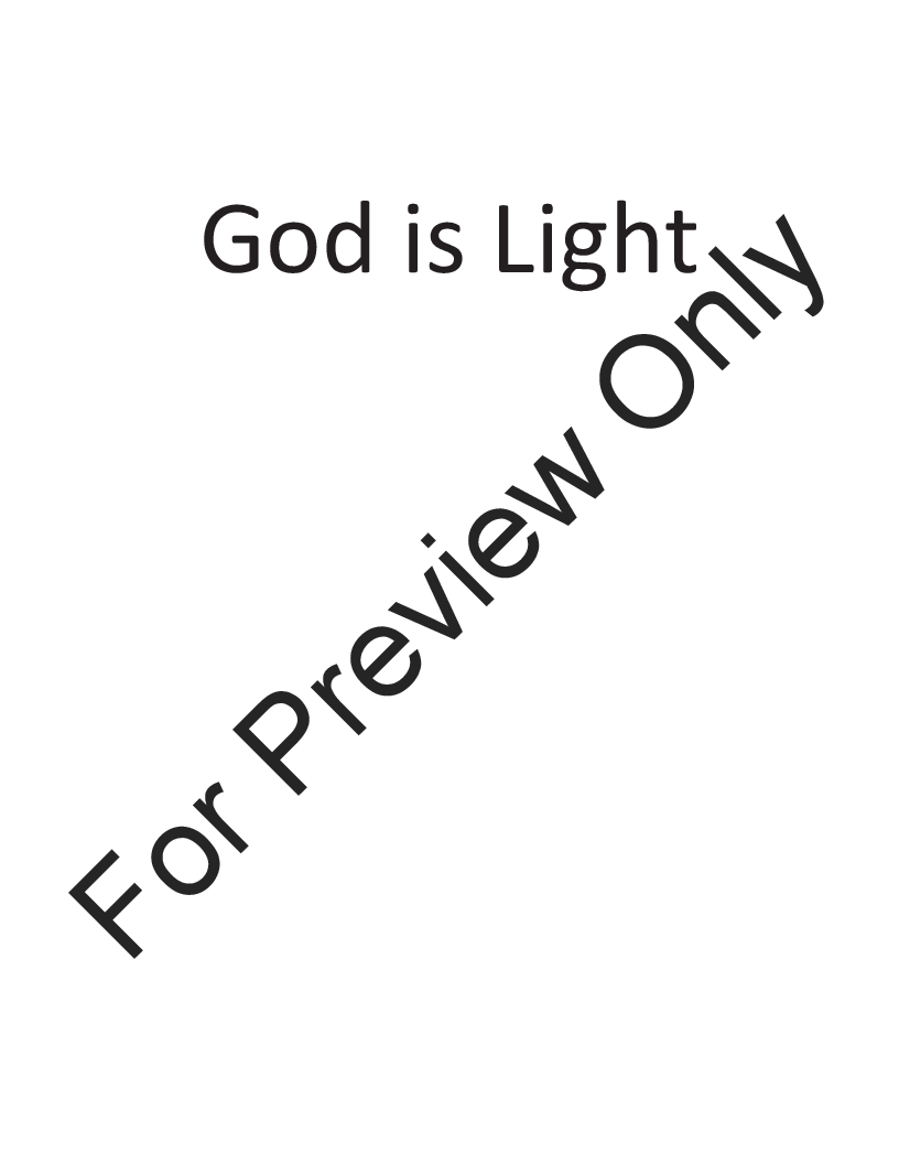 God is Light P.O.D.