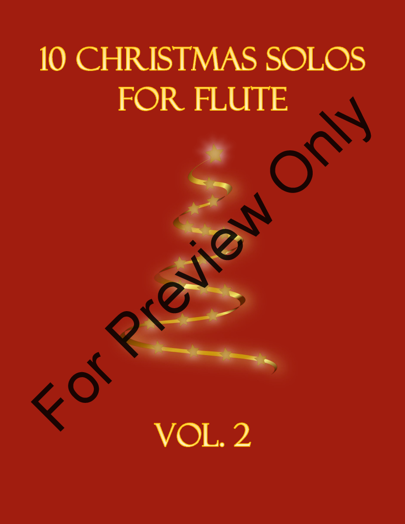10 Christmas Solos for Flute Vol. 2 P.O.D.