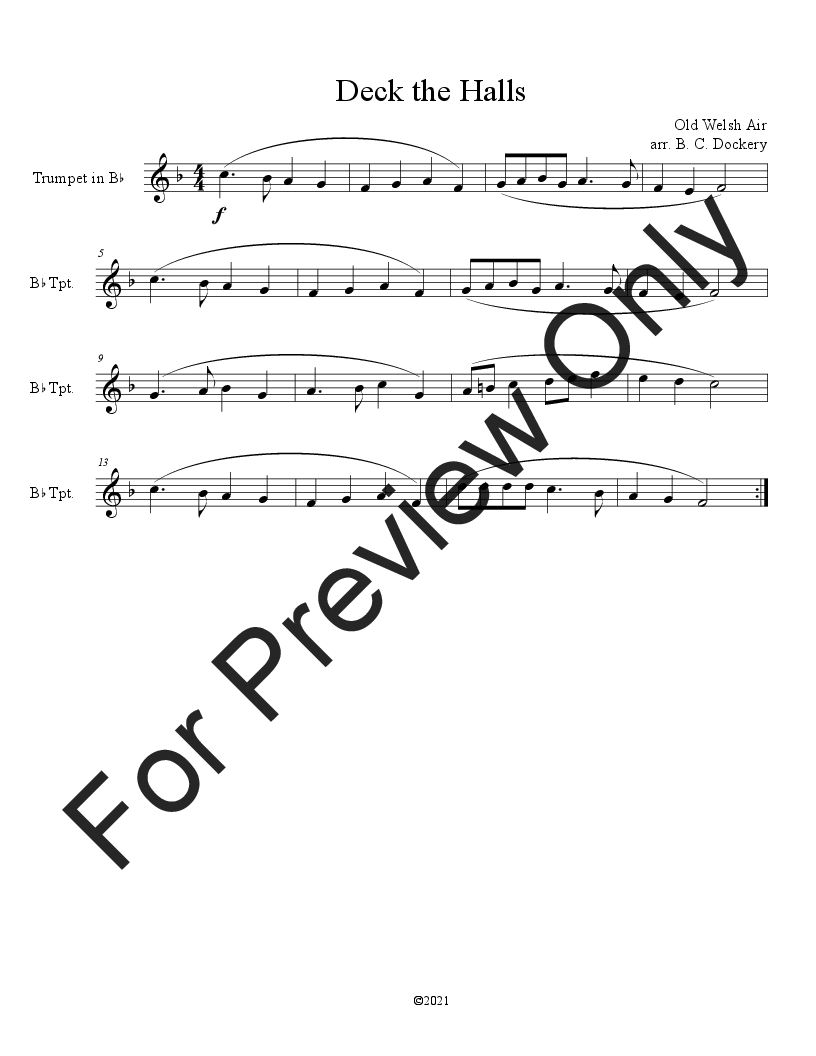 10 Christmas Solos for Trumpet (Vol. 2) P.O.D.