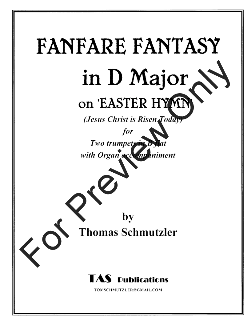 Fanfare Fantasy on Easter Hymn P.O.D.