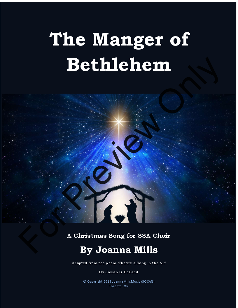 The Manger of Bethlehem P.O.D.