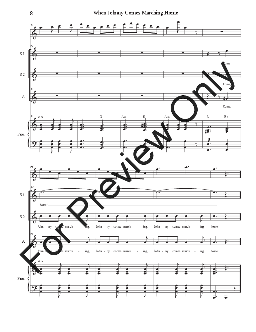 When Johnny Comes Marching Home: SSA P.O.D.