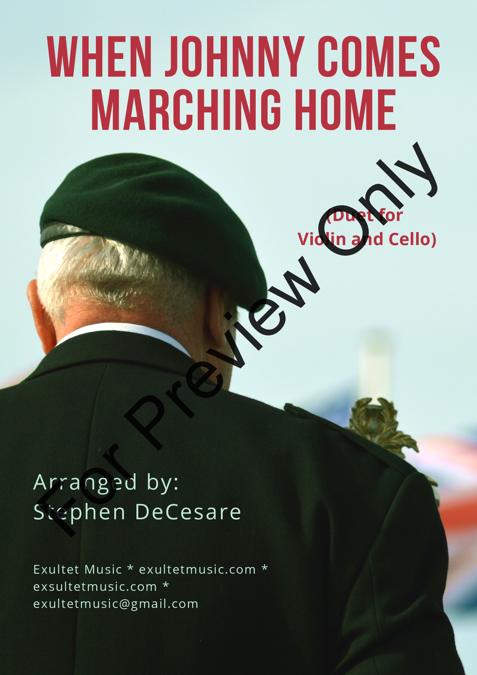 When Johnny Comes Marching Home: Duet for Violin and Cello P.O.D.
